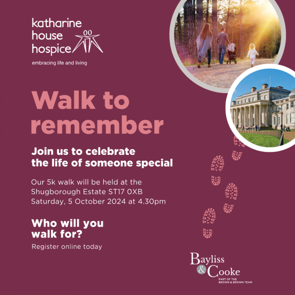 Walk to remember 2024. Join us to celebrate the life of someone special.