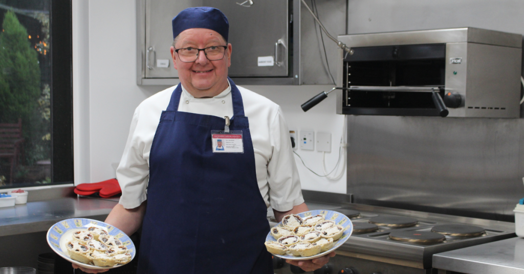 Gary with some of his famous mince pies.